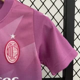 AC Milan 2023-24 kids away soccer jerseys