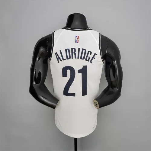 75th Anniversary ALDRIDGE#21 Nets White