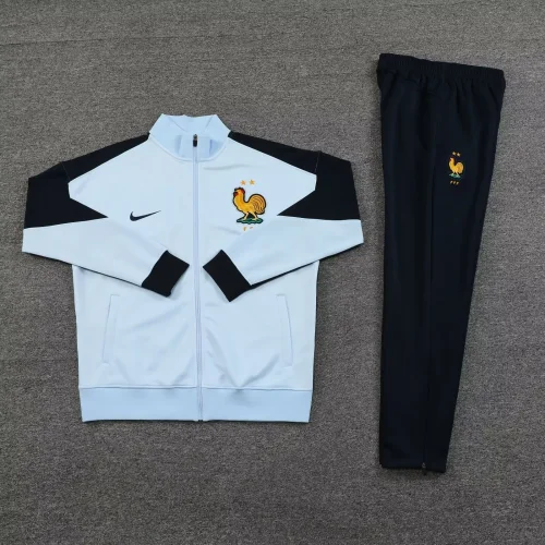 france 2024 light blue Jacket Sets
