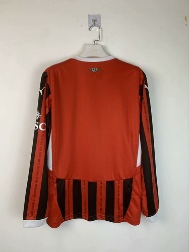 2024-25 AC Milan Home Long sleeve Jersey