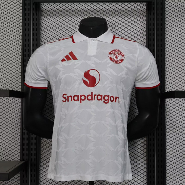 2024-25Manchester United white special player version jersey