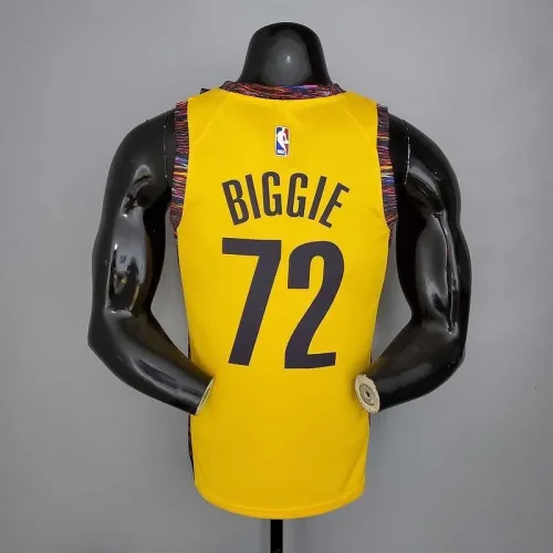 BIGGIE#72 Brooklyn Nets Commemorative Edition Yellow