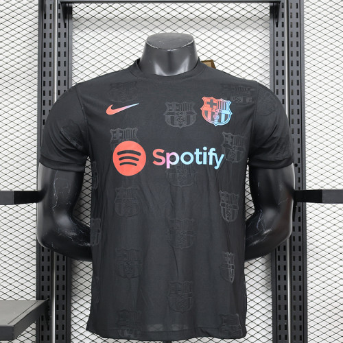 2024-25 Barcelona  black special player version jersey (The player version is more slim fit, it is recommended to buy one size larger)