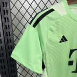 2025-26 Bayern Munich Green Goalkeeper Kids Kit