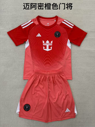 2025-26 Miami red goalkeeper kid kit