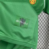 2007-08 MNU green goalkeeper retro jersey