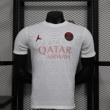 2024-25.Paris Saint Germain  white special player version jersey (The player version is more slim fit, it is recommended to buy one size larger)