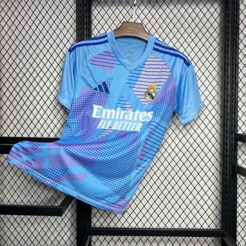 2024-25 Real Madrid blue goalkeeper jersey
