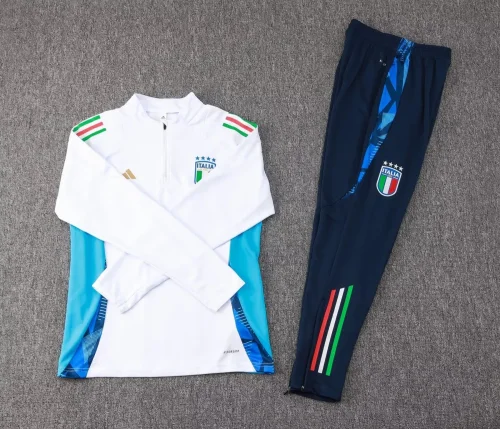 italy 2024 white training suit