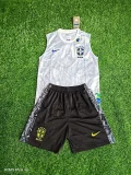 2025-26 Brazil white vest suit