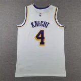 Los Angeles Lakers No. 4 Knecht (white)