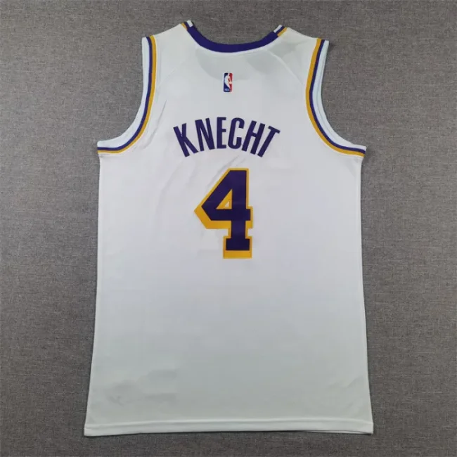 Los Angeles Lakers No. 4 Knecht (white)