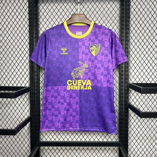 2024-25 Malaga Purple pre-match training Jersey