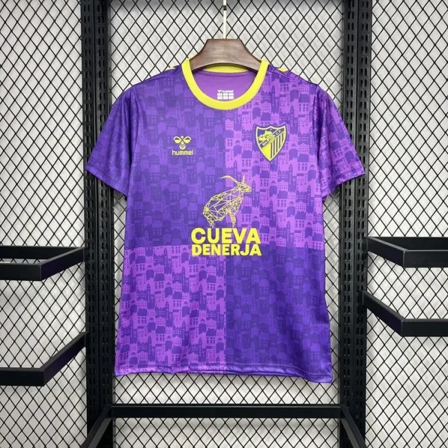 2024-25 Malaga Purple pre-match training Jersey