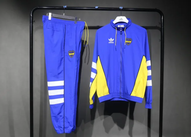 boca 2024 blue windbreaker jacket set