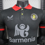 2024-25 Bayer Leverkusen 120th anniversary edition player version jersey (The player version is more slim fit, it is recommended to buy one size larger)