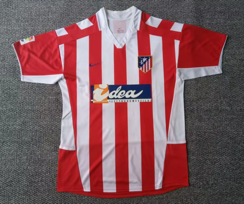 2002-03 Atletico Madrid  home Retro soccer jersey size