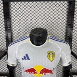 2025-26 Leeds home player version jersey   (The player version is more slim fit, it is recommended to buy one size larger)