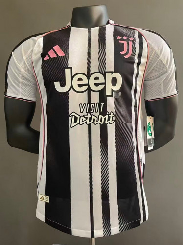 2025-26 Juventus home player version jersey    (The player version is more slim fit, it is recommended to buy one size larger)