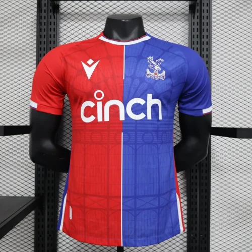 2023-24 Crystal Palace Home Player Edition jerseys   (The player version is more slim fit, it is recommended to buy one size larger)