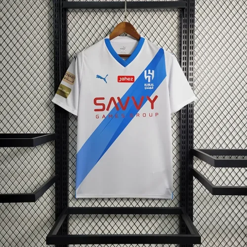 2023-24 Al Hilal Home away soccer jersey