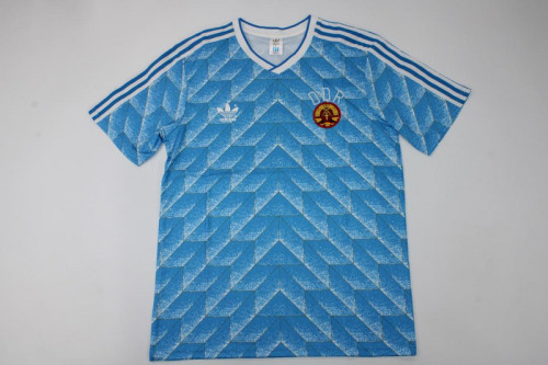 1988 East Germany Blue Retro Jersey
