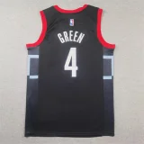 25th season Rockets Black No. 4 Jalen Green