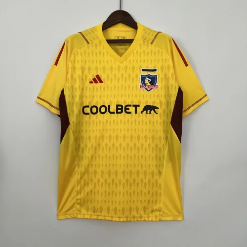 2023-24 colo colo yellow goalkeeper jersey