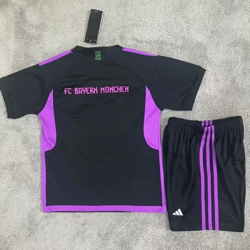 BayernMunich  2023-24 away kids soccer jerseys