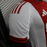 2025-26 Ajax home player version jersey    (The player version is more slim fit, it is recommended to buy one size larger)