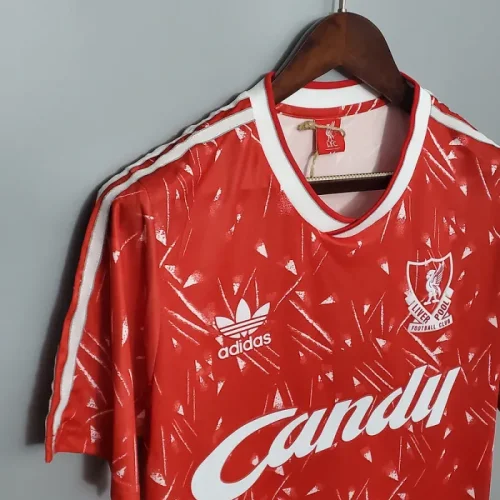 Liverpool 1989-91 home Vsoccer soccer jerseys