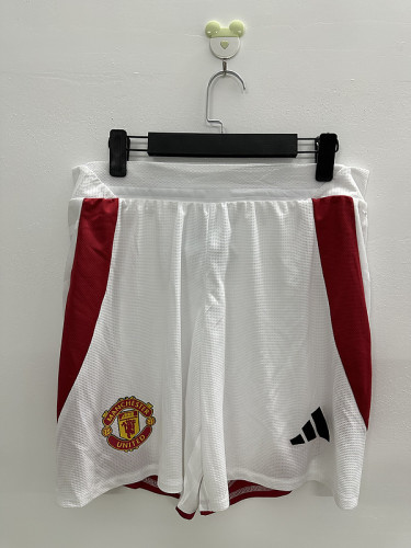 2024-25 Manchester United home player version shorts  jersey