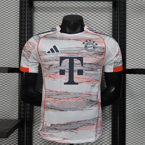 2025-26 Bayern away player version(The player version is more slim fit, it is recommended to buy one size larger)