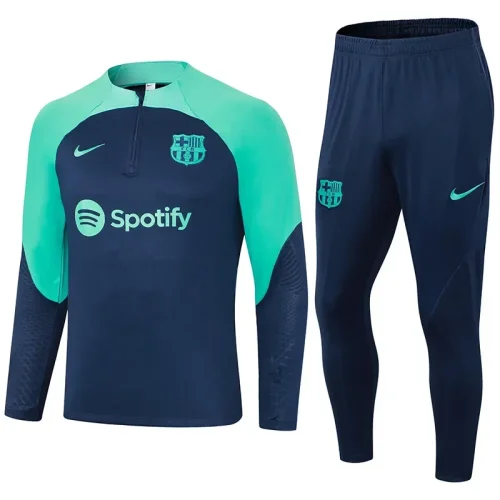 Barcelona 2023-24 Half zipper Kid training clothes