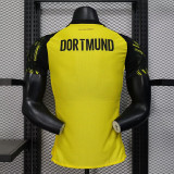 2025-26 Dortmund home player version jersey   (The player version is more slim fit, it is recommended to buy one size larger)