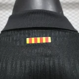 2024-25 Barcelona away long sleeve player version jersey(Big Sponsor)
