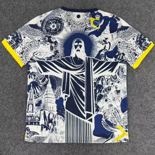 2025 Brazil White Blue Jesus Special Edition