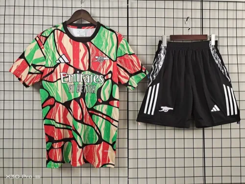 2025-26 arsenal red and green training suit