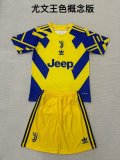 2025-26 Juventus  yellow special adult and kid kit