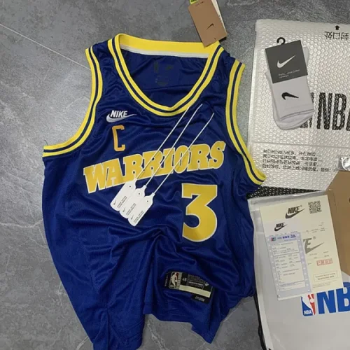 23rd Season Warriors Retro Blue Jersey Nike Poole