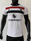 2024-25 Manchester United third away white player version jersey(The player version is more slim fit, it is recommended to buy one size larger)