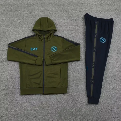 Napoli 2024-25 green hooded training suit