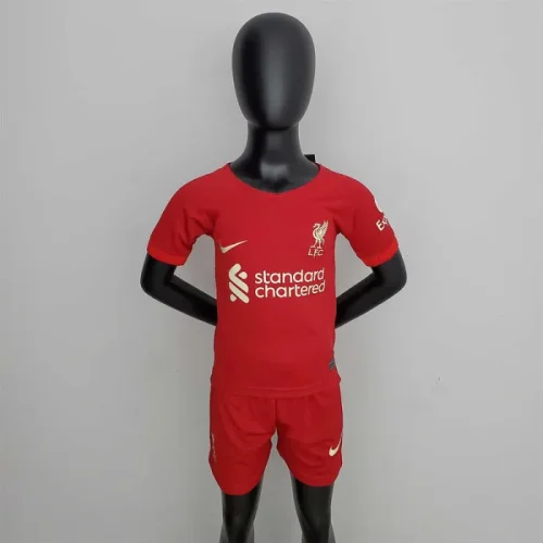Liverpool 2022-23 home kids kit soccer jerseys
