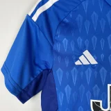 2023-24 Juventus blue goalkeeper kid kit