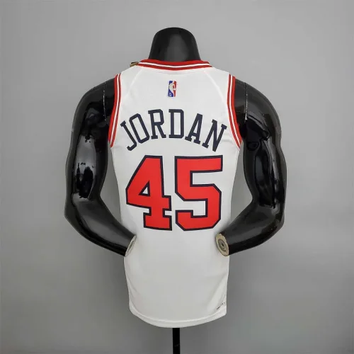 75th Anniversary Jordan #45 Bulls White