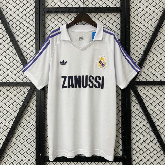 1984-85 R .Real Madrid  home retro jersey