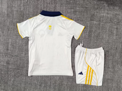 2025-26 Al Nassr third Away Kid kit soccer jersey