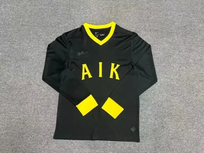 2024-25 AIK Stockholm Anniversary version black long sleeves soccer jersey