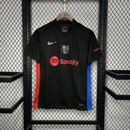 2024-25 Barcelona away black jersey