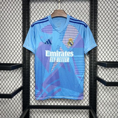 2024-25 Real Madrid blue goalkeeper jersey